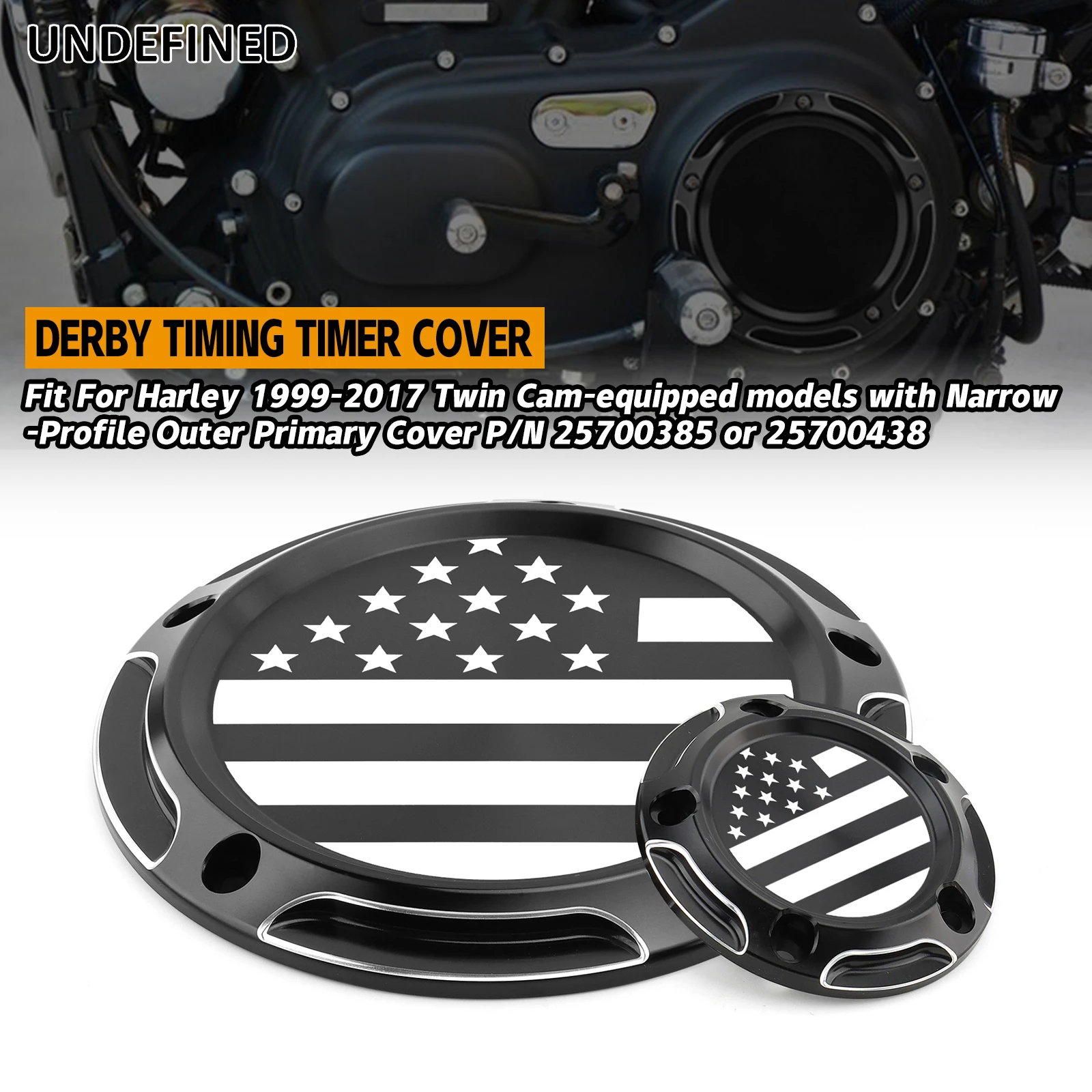 Derby Timing Timer Clutch Cover For Harley Dyna Street Bob Low Rider Softail Fat Boy Breakout Touring Road King Electra Glide