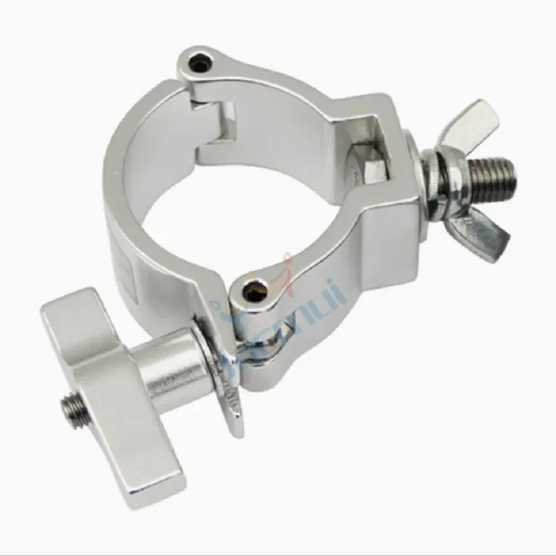 10pcs Truss Clamp 360° Rotation Coupler Stage Lights Aluminum Clamps for 50MM SWL 100KG DJ Disco Moving Head Lighting