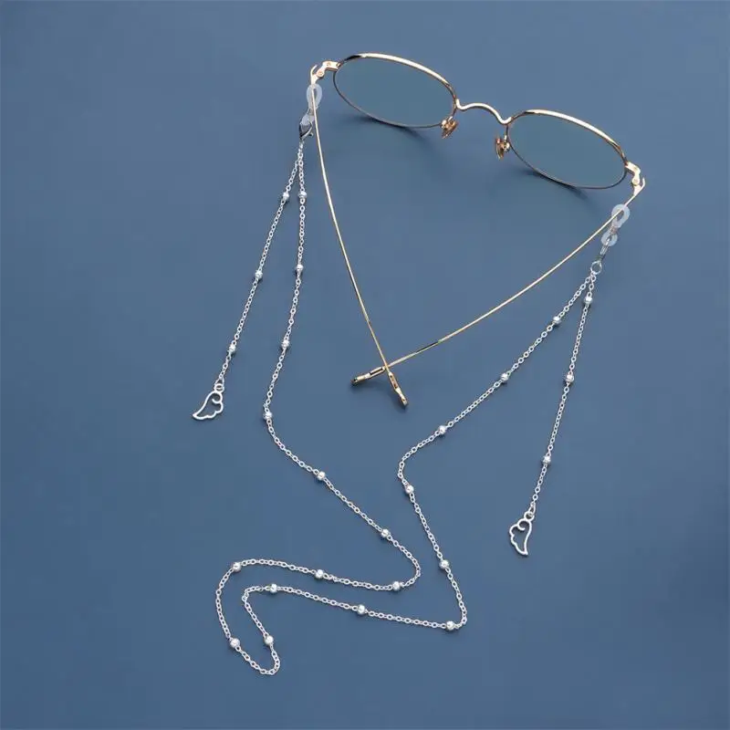 Fashion Women Eyeglass Chain Hollow Pendant Metal Sunglasses Accessory Simplicity Lanyard Eyewear Holder Neck Strap Rope