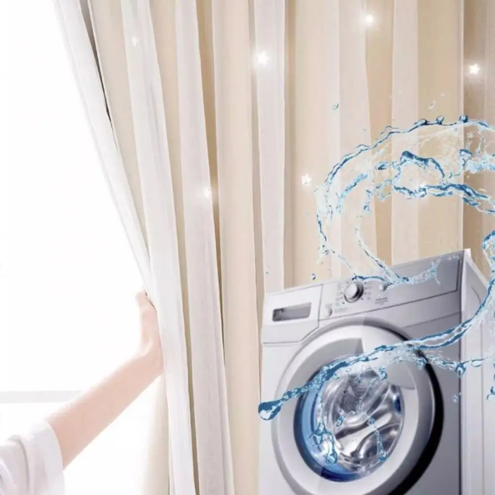 

1 Pc Non-perforated Hollow Star Curtain Double Layer Self-Adhesive Stars Blackout Curtains Detachable Washable Bedrroom Curtain