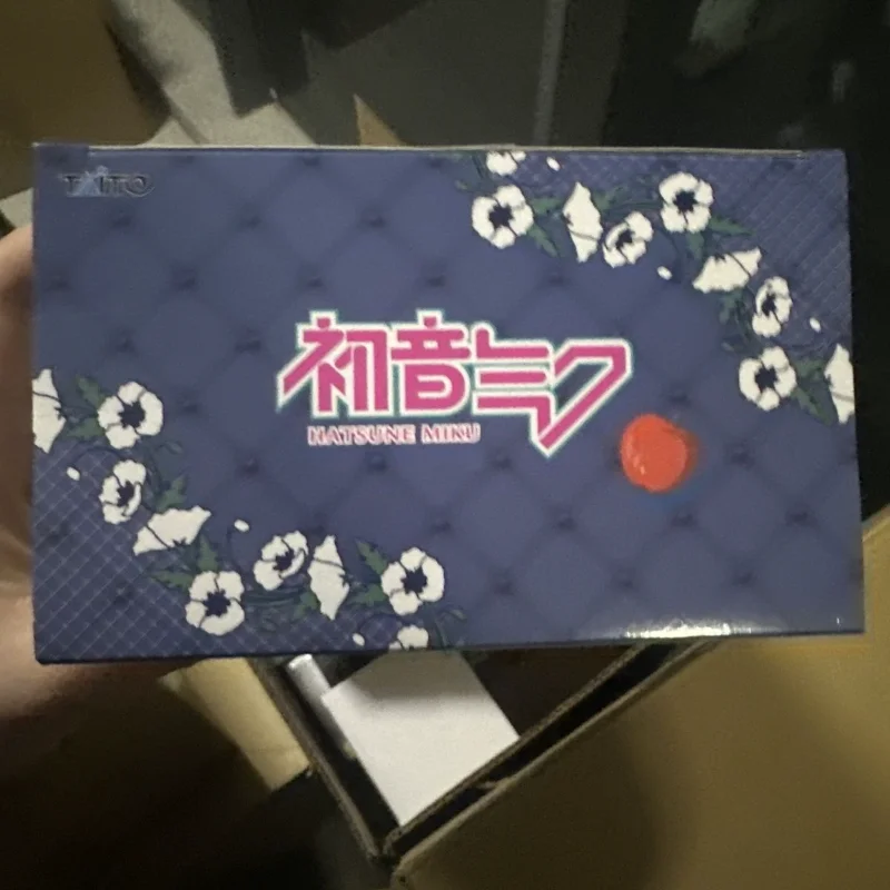 バンダイアクションフィギュア初音ミクかわいい漫画人形コレクション装​​飾子供のおもちゃギフト PVC モデルデスクトップ装飾品