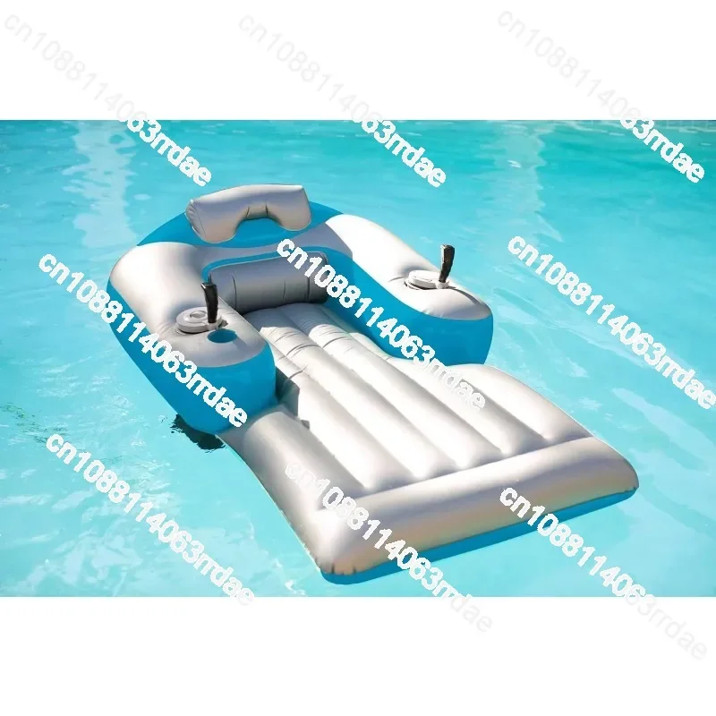 Lightweight Durable Motorized Inflatable Pool Lounger Water Hammock Raft for Pool or Lake Toy for Adults