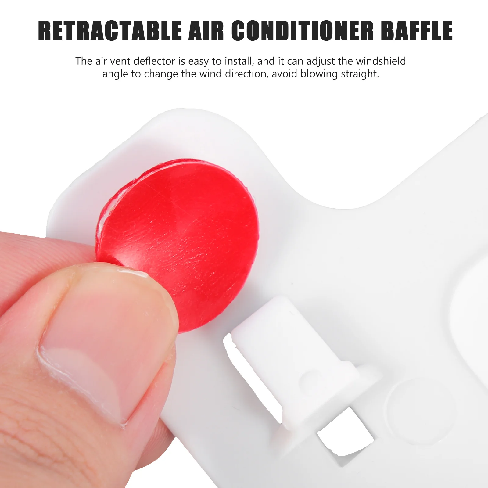 

Air Conditioner Deflector Outlet Shield Plastic Portable Baffle Office Home Use Windshield Vent Protector Change Direction