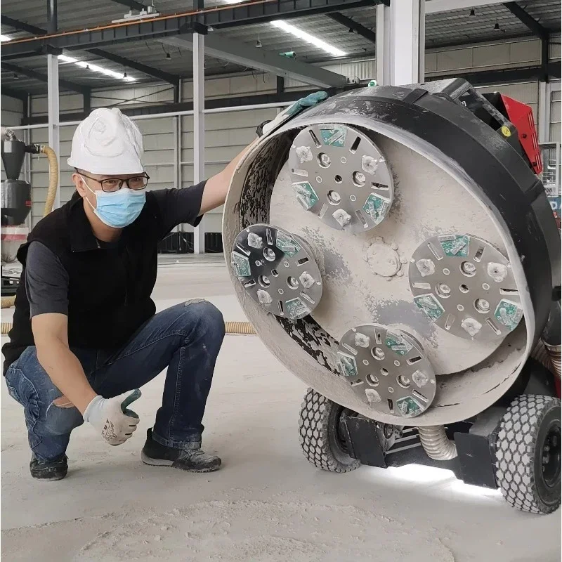 Remote control concrete ground grinder grinder