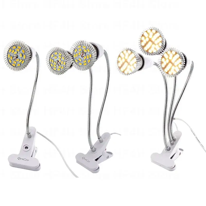 

18 LED 28 LED Plant Grow Light Full Spectrum Yellow Bulbs Phyto Lamp For Indoor Flower Cultivo Greenhouse Growing B4