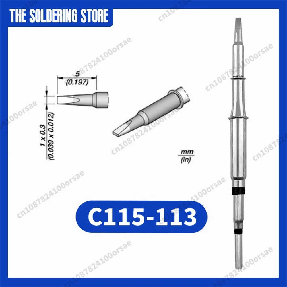 

C115 113 Cartridge for JBC NASE/NANE SUGON AIFEN T115 Soldering Handle, жало C115 Tip Replacement Accessory Tool