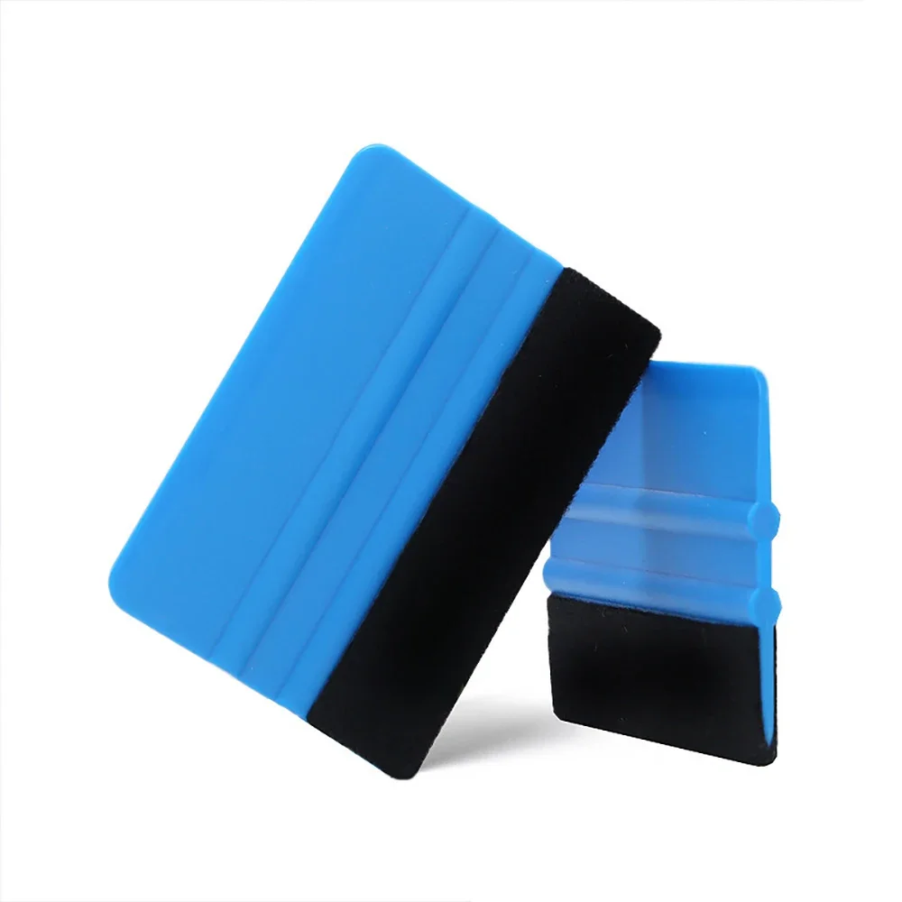 2/5/10PCS Car Scraper Styling Vinyl Carbon Fiber Window Remover Cleaning Squeegee Wash with Felt Squeegee Tool Film Wrapping