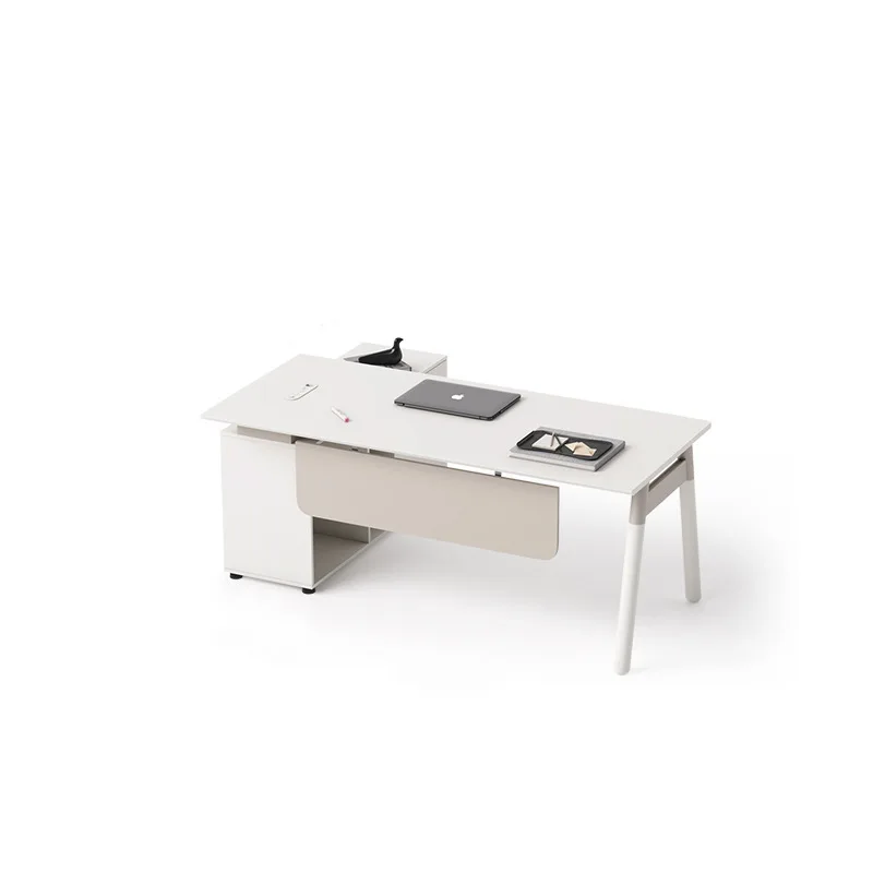 LMM simple desktop computer desk person leadership general manager office supervisor desk and chair combination