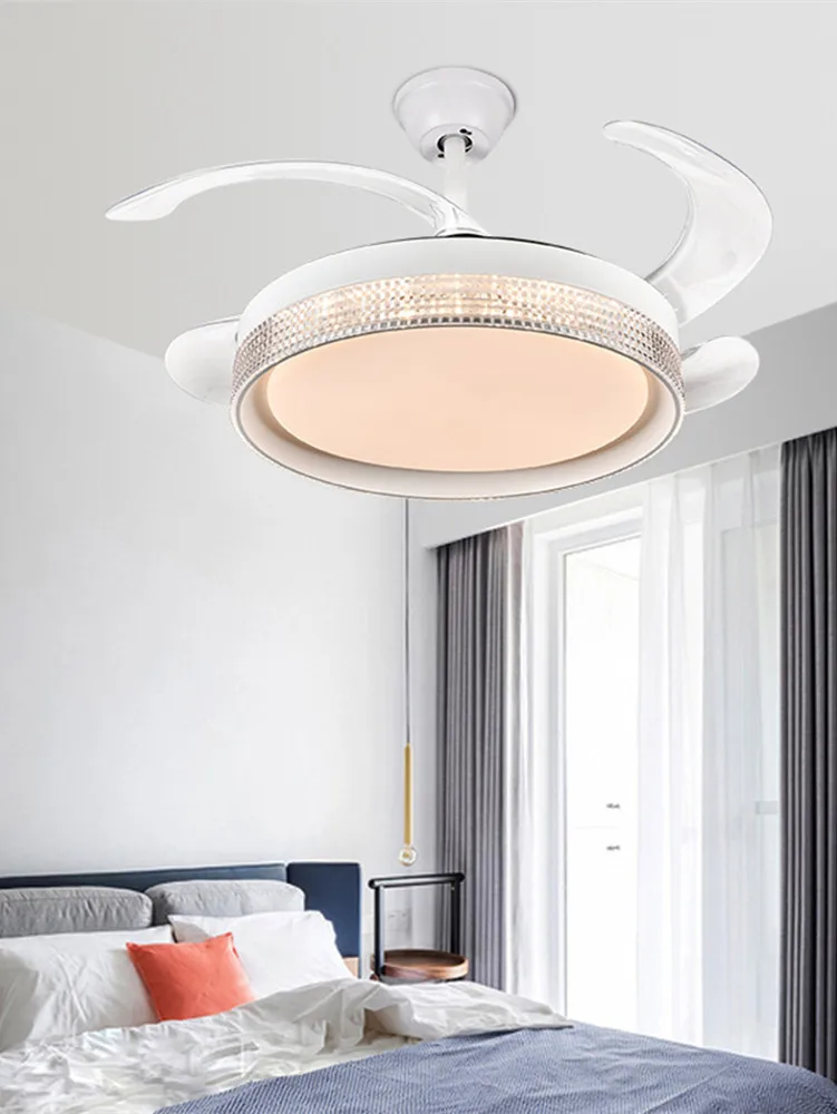 Remote Control Ventilador De Techo Con Luz Fancy Led Ceiling Fan Lamp 42 Inch Modern Decorative chandelier ceiling fan