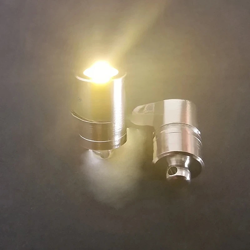 6pcs Miniature Led Lamp Model Luminous Light Metal Toys for Diy Model Making/House Decoration/Diorama With Batteries