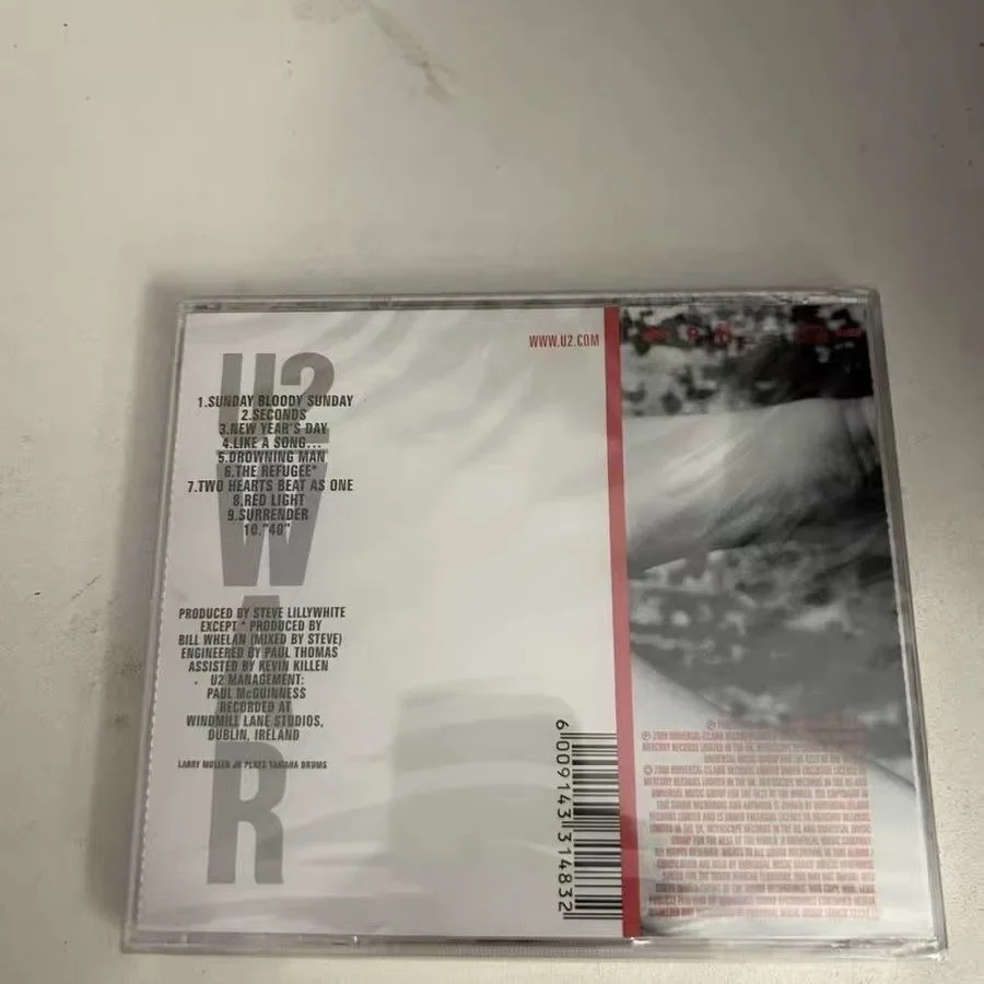 Rock U2 Paul David Hewson Music CD War Album Sunday Bloody Sunday Music Record Cosplay Walkman Car Soundtracks Box Party Music