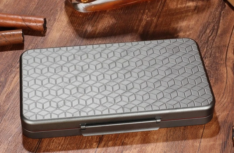 Portable Humidor 3CM Ultra-thin Travel Humidor Moisturizing Sealed Storage Cigarette Set