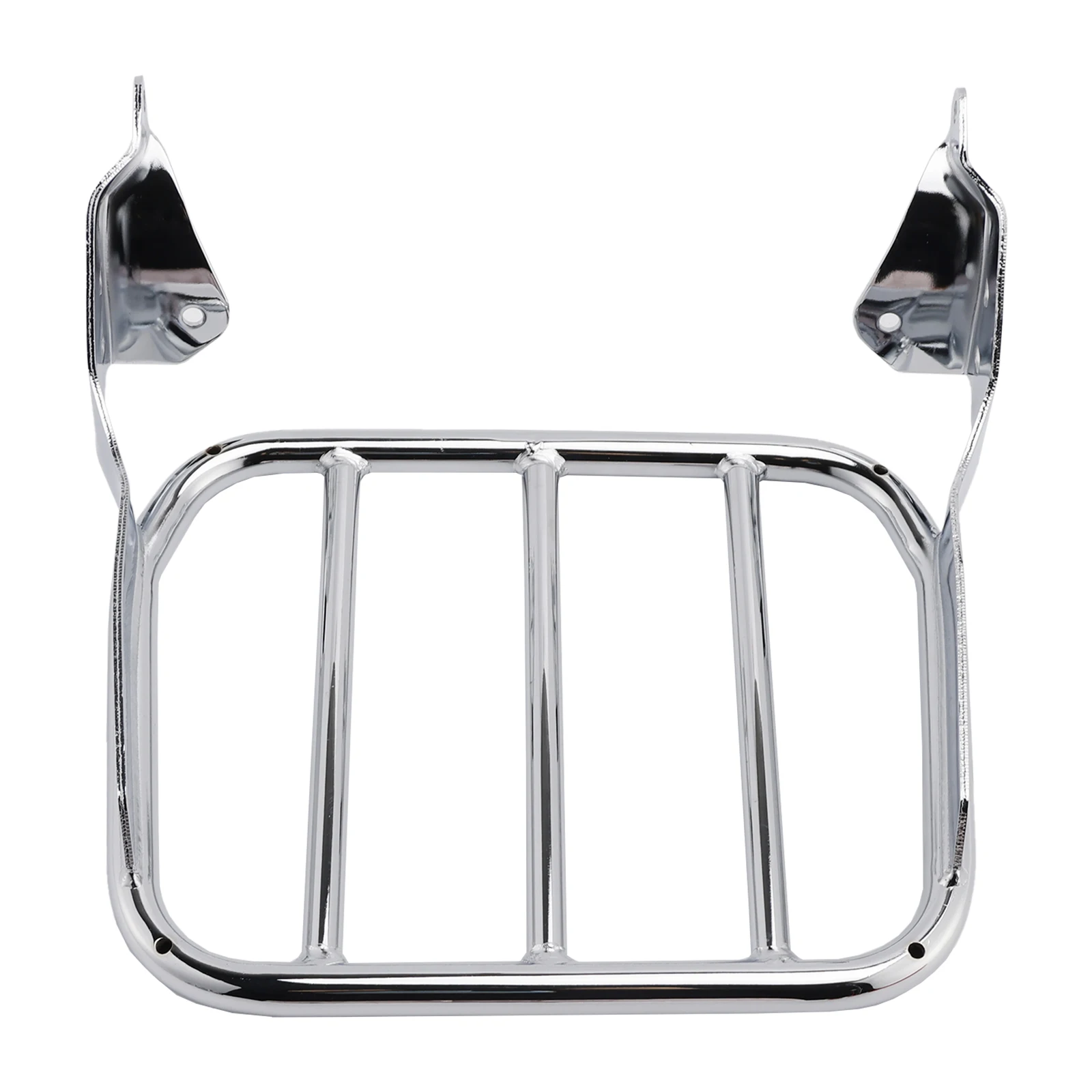 Topteng CHROME LUGGAGE RACK FOR SISSY BAR UPRIGHT FOR SOFTAIL SPORT GLIDE FLSB 2018-2025 2019 2020 2021 2022 2023 2024 view 3