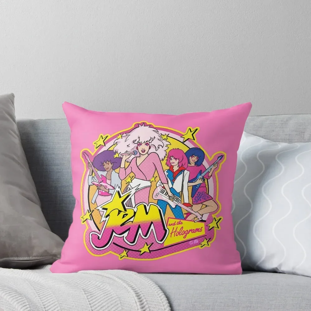 80S Jem and the Holograms HIGH QUALITY Throw Pillow pillows decor home christmas cushions covers Decorative Cushion Cover Pillow