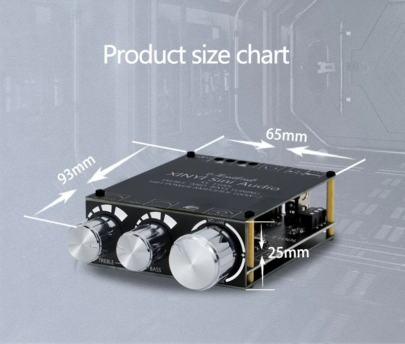 XY-T100H 100W + 100W TPA3116D2 T30L 30W + 30W T15H 15W + 15W Bluetooth 5,0 Power Audio Verstärker Bord Heimkino Stereo – Detail 18