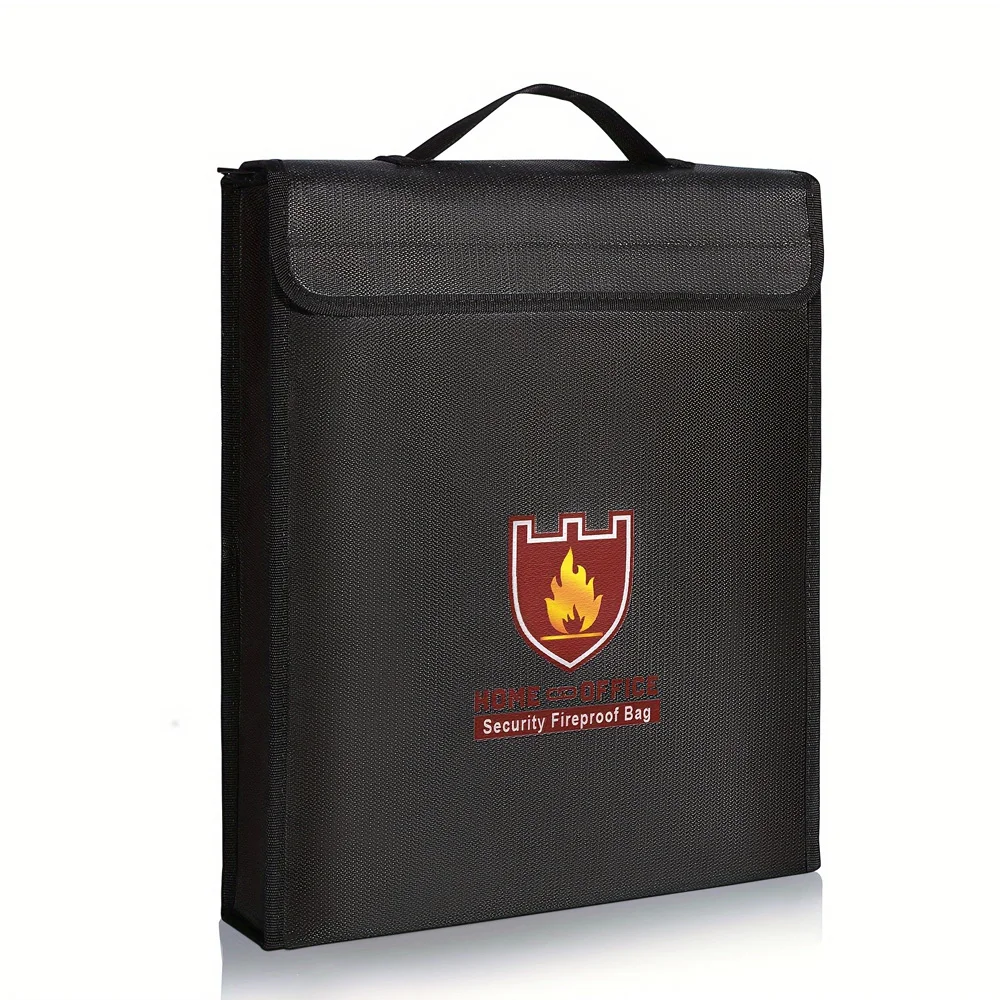 Fireproof File Organizer Bag Secure Storage File Bag Suitable for Home, Office, School, Business Travel