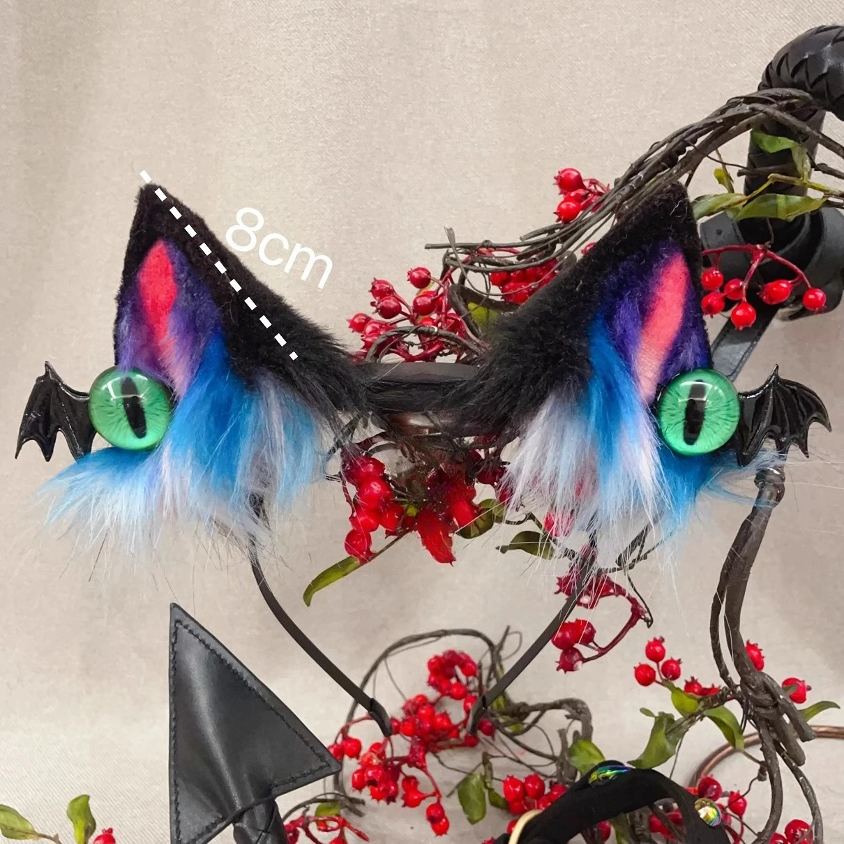 New handmade ear tail beast claw cosplay, little devil Halloween props headband, tail, anime costume accessories