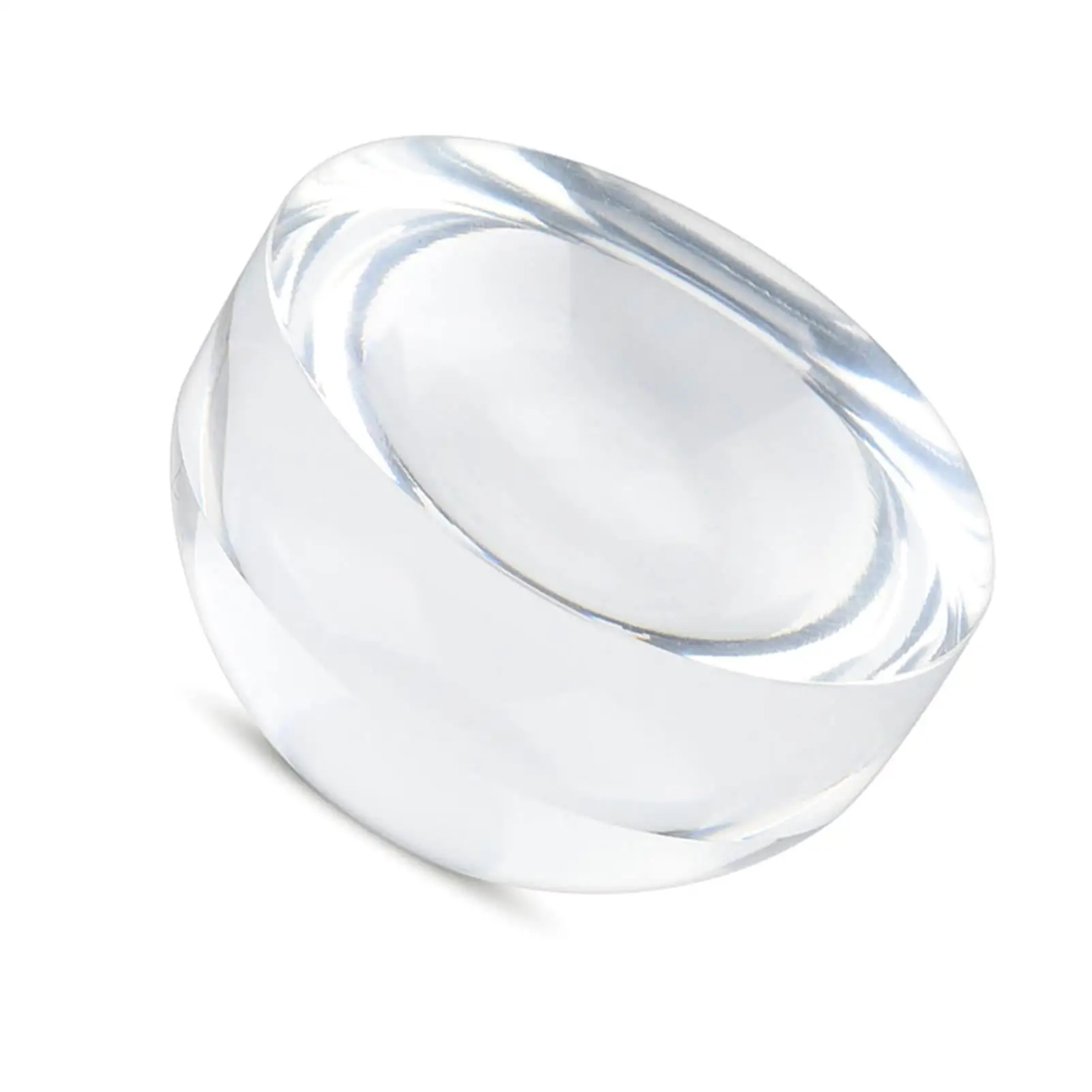 قبة مكبرة بصرية أكريليك محمولة 6X لسهولة القراءة والعرض بتصميم عدسة شفافة وخفيفة الوزن