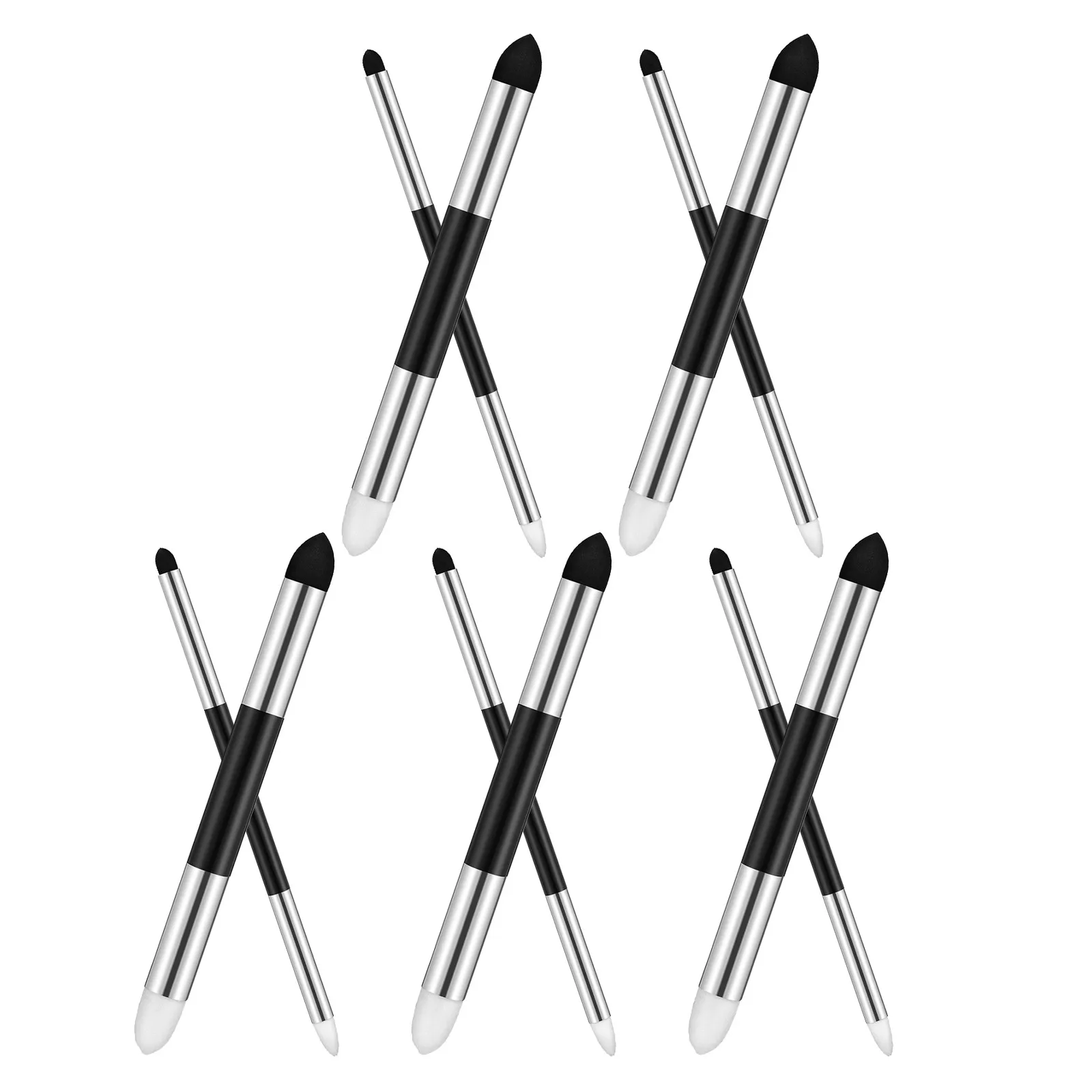 10Pcs Washable Art Sponge Pen Soft Dual Tip Blending Pen Sketch Pastel Artist Drawing Highlight Shadow Rubber Sponge Brush Tool