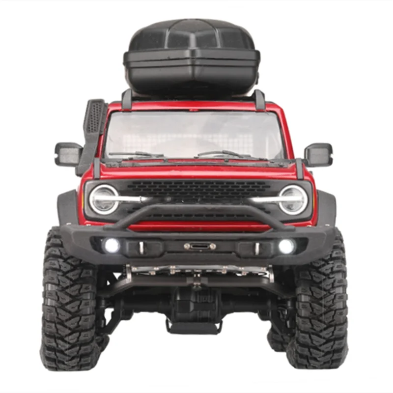 Front Bumper with LED Light for TRAXXAS TRX4M TRX4-M 1/18 RC Crawler Car Upgrade Parts Accessories