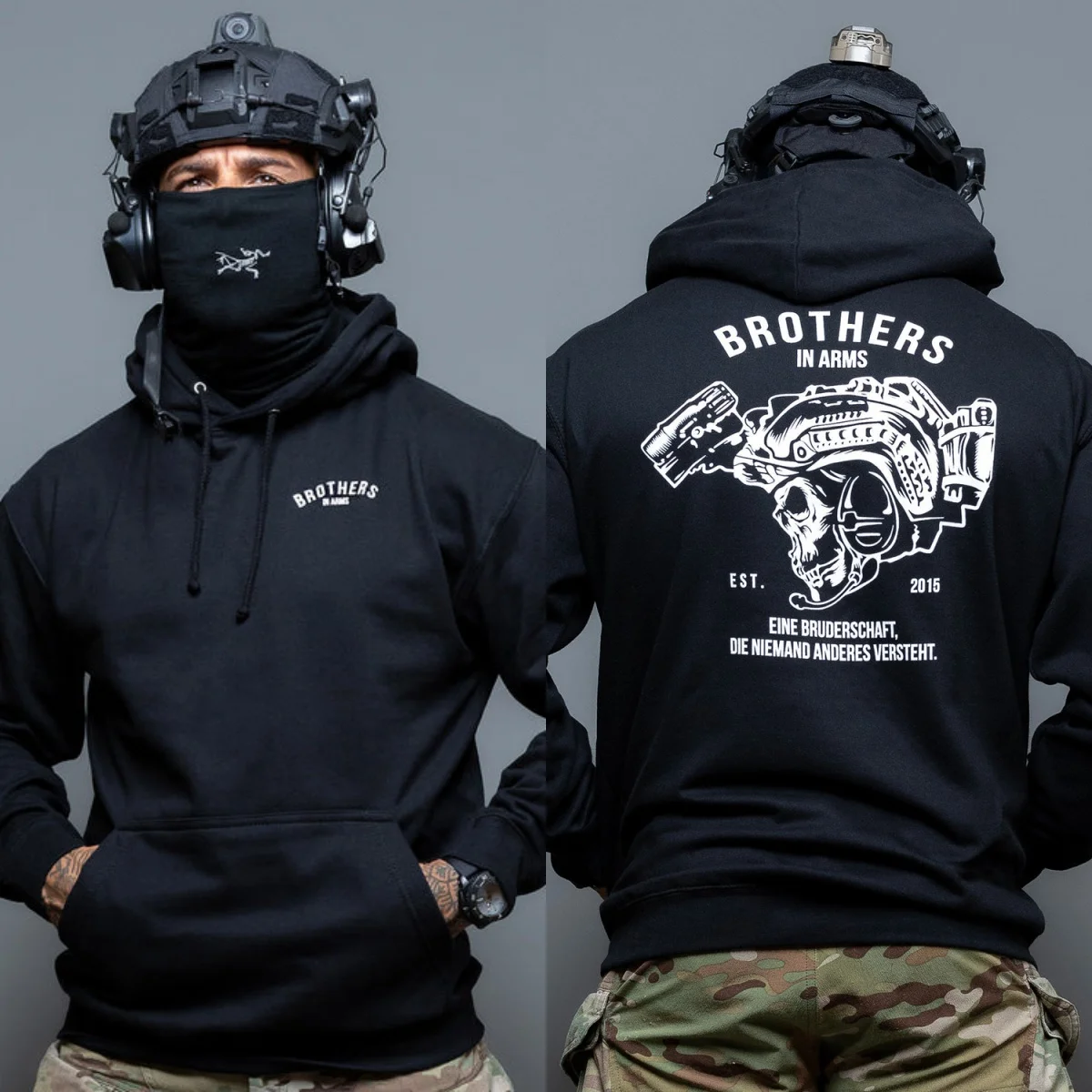 2026 Brothers in Arms _ Team Hoodie Graphic Cotton High-end Luxury Unisex Style Both of Men and Women Ins Y2k