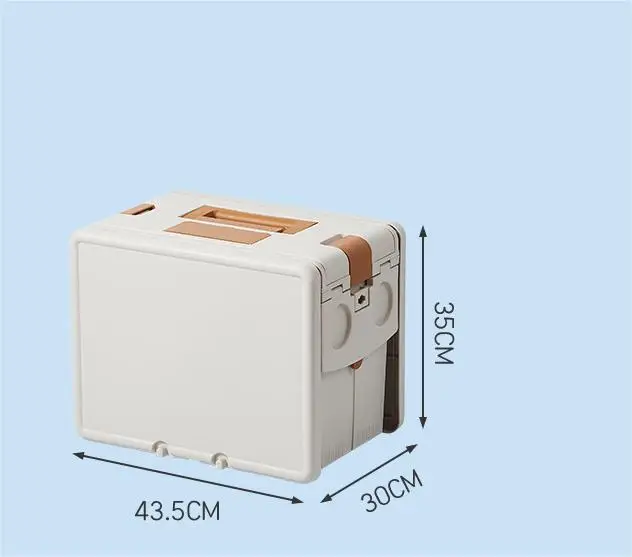 2023 Outdoor Multifunctional Camping Picnic Khaki Green Color 17l Cooler Boxes Stand Foldable Folding Cooler Box with Table