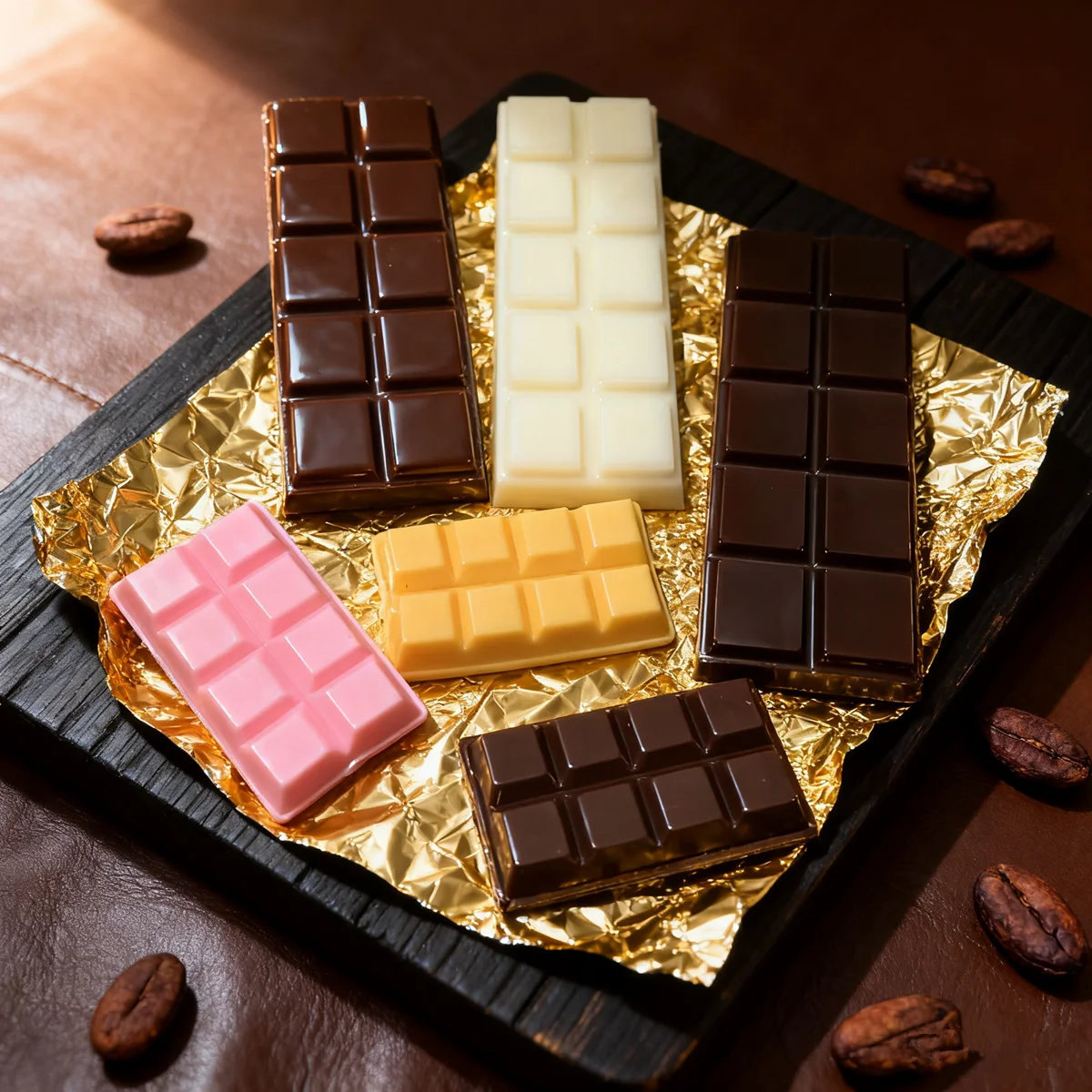 PVC Fake Chocolate Bar Realistische dekorative Fake Candy Party Prop Bäckerei Display Küche Dekor Fotografie Hintergrund Geschenkidee – Detail 3