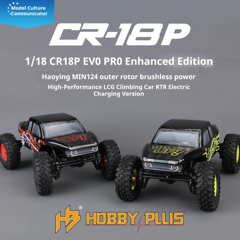 

HOBBY plus 1/18 Scale CR18P EVO pro Enhanced Edition RC Car Remote Control Climbing Vehicle RTR Professional Toy for Ages 14+