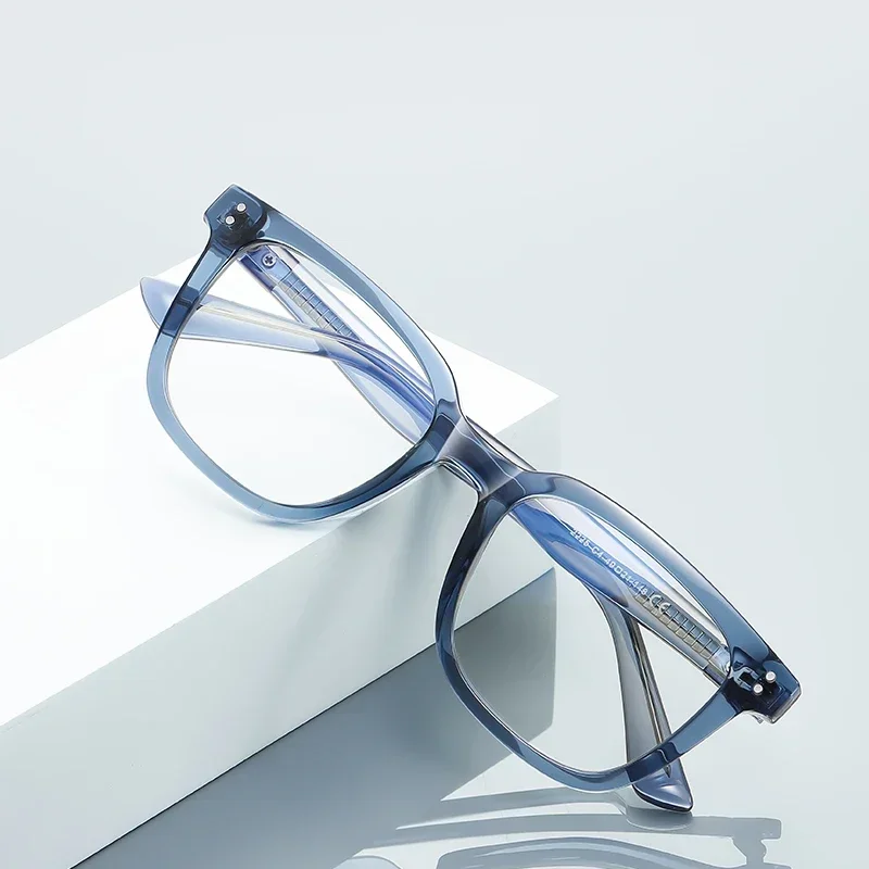 

Очки KIZN Acetate Classic: Мужские универсальные модные очки с защитой от синего света, для коррекции близорукости, от -0.50 до -6.0