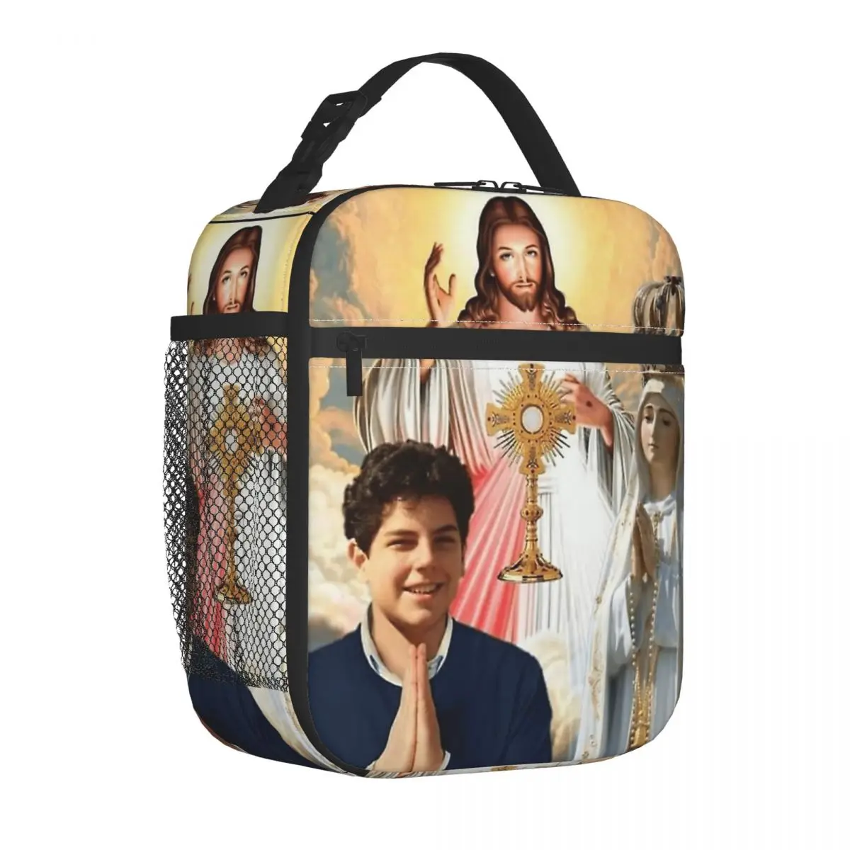 حقيبة الغداء المعزولة سانت كارلو أكوتيس سانتو المنتج صندوق طعام الغداء السببية برودة الحرارية بينتو صندوق للنزهة #2