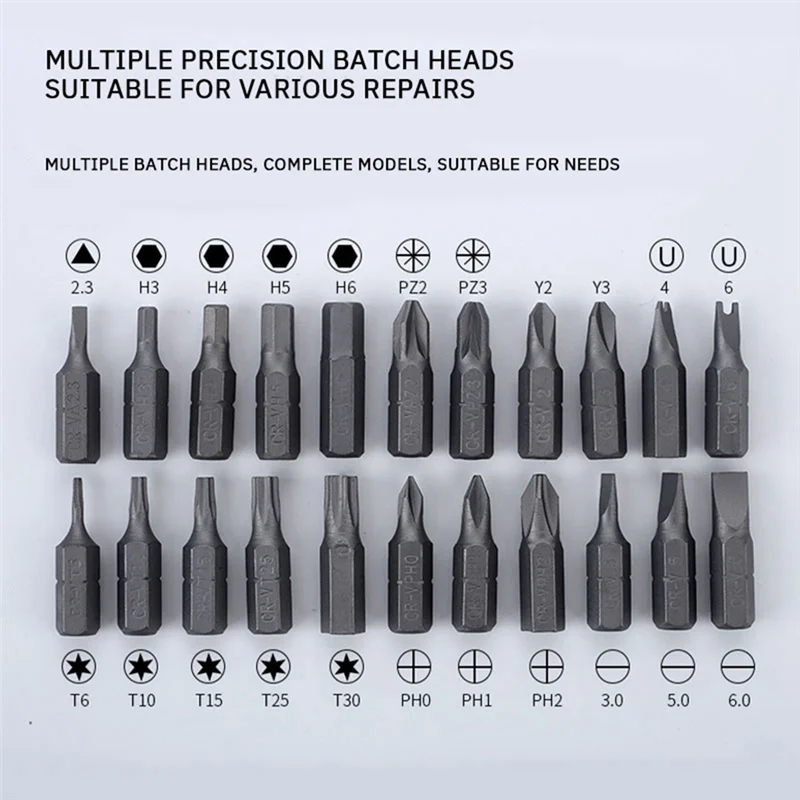 Trending Now 38-In-1 Ratchet Screwdriver Wrench Set Home Machine Repair Knob Multi-Directional