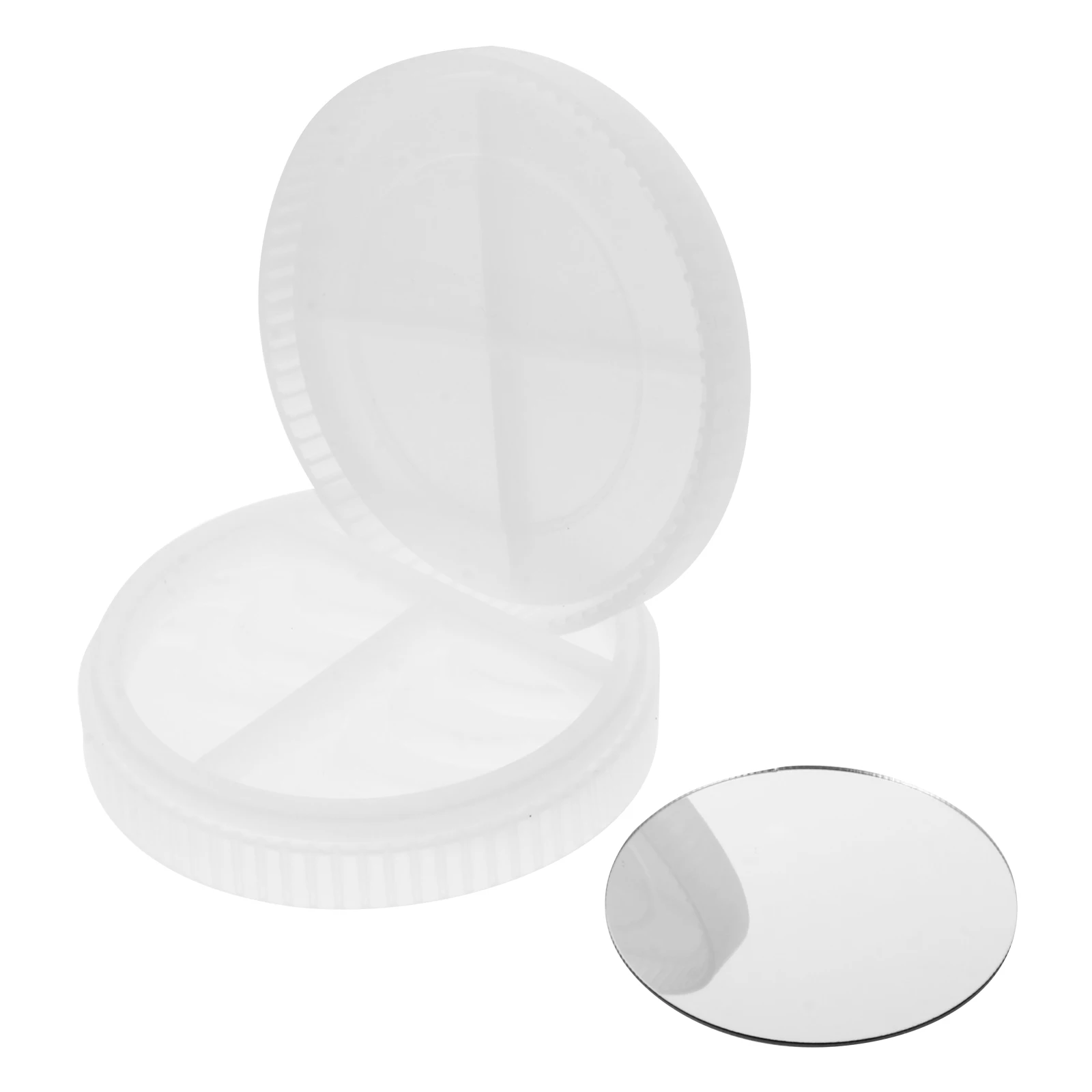 

Eyelash Box Mold ganizer Storage Holder Mirrored DIY Epoxy Gel Resin Craft Projects Jewelry Accessories Parts