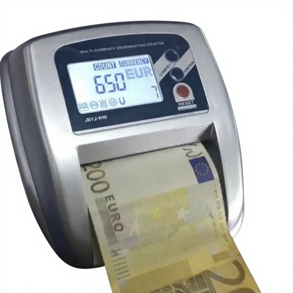 Multinational Currency Counter & Money Detector for US Dollar/Euro 220V