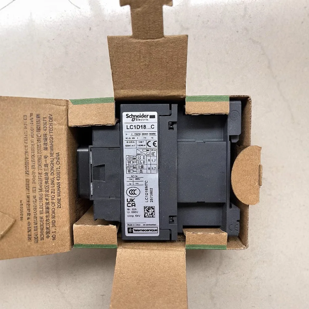 100% оригинальное управление Schneider Electric LC1D18M7C реле напряжения 220 В 380 В 110 В переменного тока дверной контактор 18A LC1-D18M7C Standard TeSys
