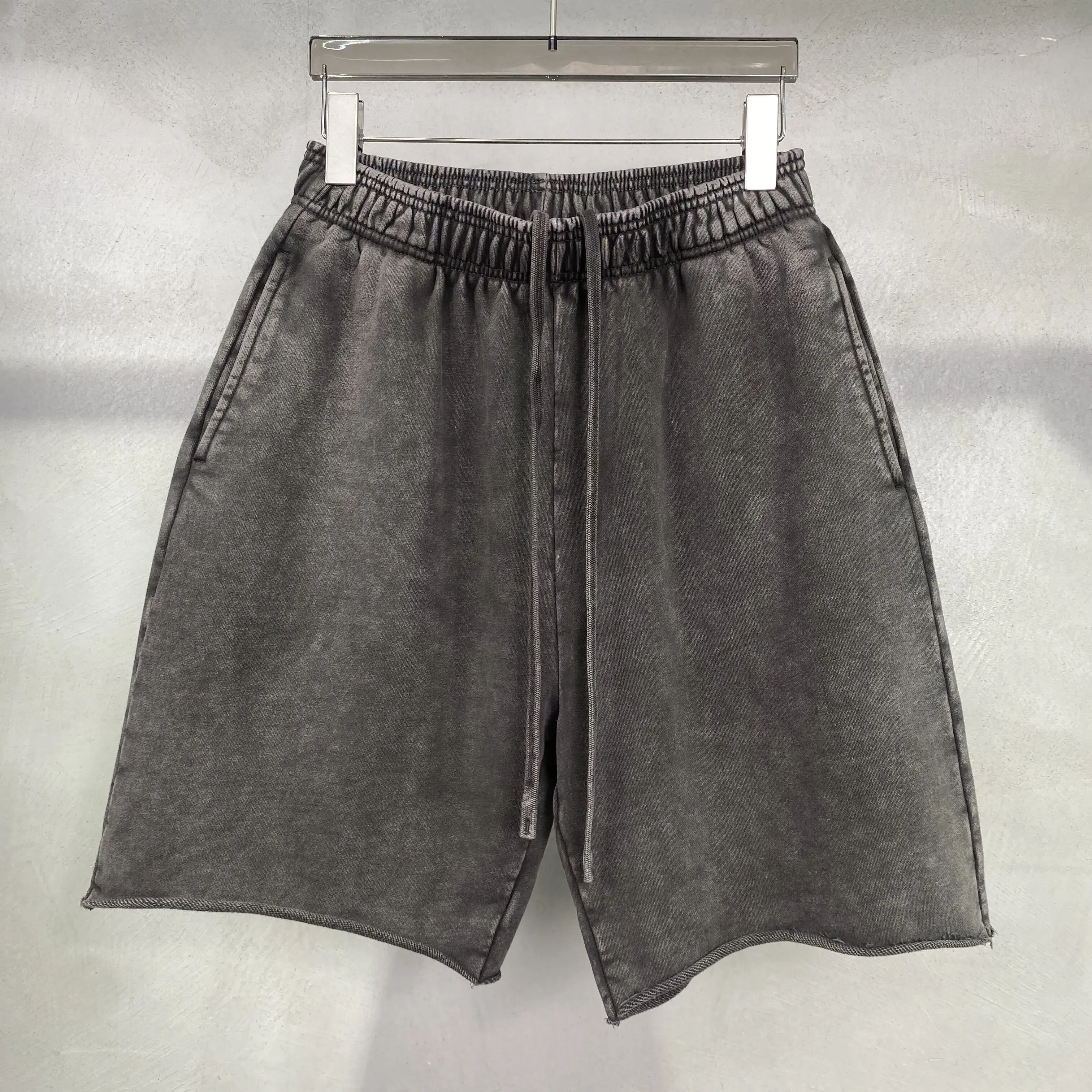 Vintage Washed Shorts For Men Casual Retro Women Baggy Pants Men's Clothing Summer Y2k Unisex Goth Streetwear Male Clothes