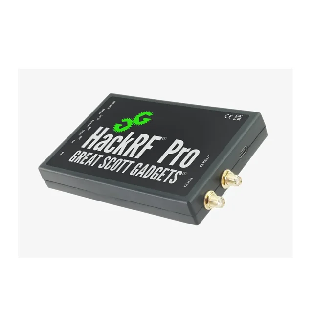 

ДСП Hackrf Pro, рабочая частота от 100 кГц до 6 ГГц поддерживает 16-битные образцы до 20 миллионов образцов за секунду