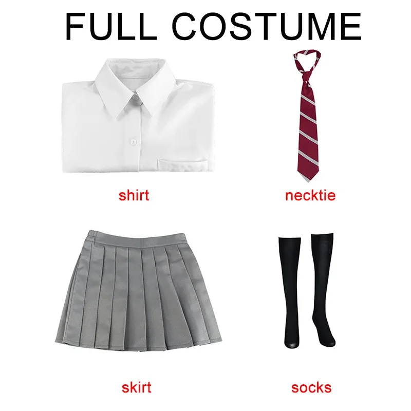 AA★COS Anime Tokyo Revengers Tachibana Hinata Cosplay Costume Wigs Women JK School Uniform Outfits Suit Wig Halloween New 2025