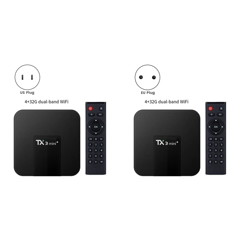 TX3 Mini+ TV Box S905W2 4G/32G Dual Band 2.4Ghz&5Ghz Wi-Fi & Bluetooth BT Set Top Box