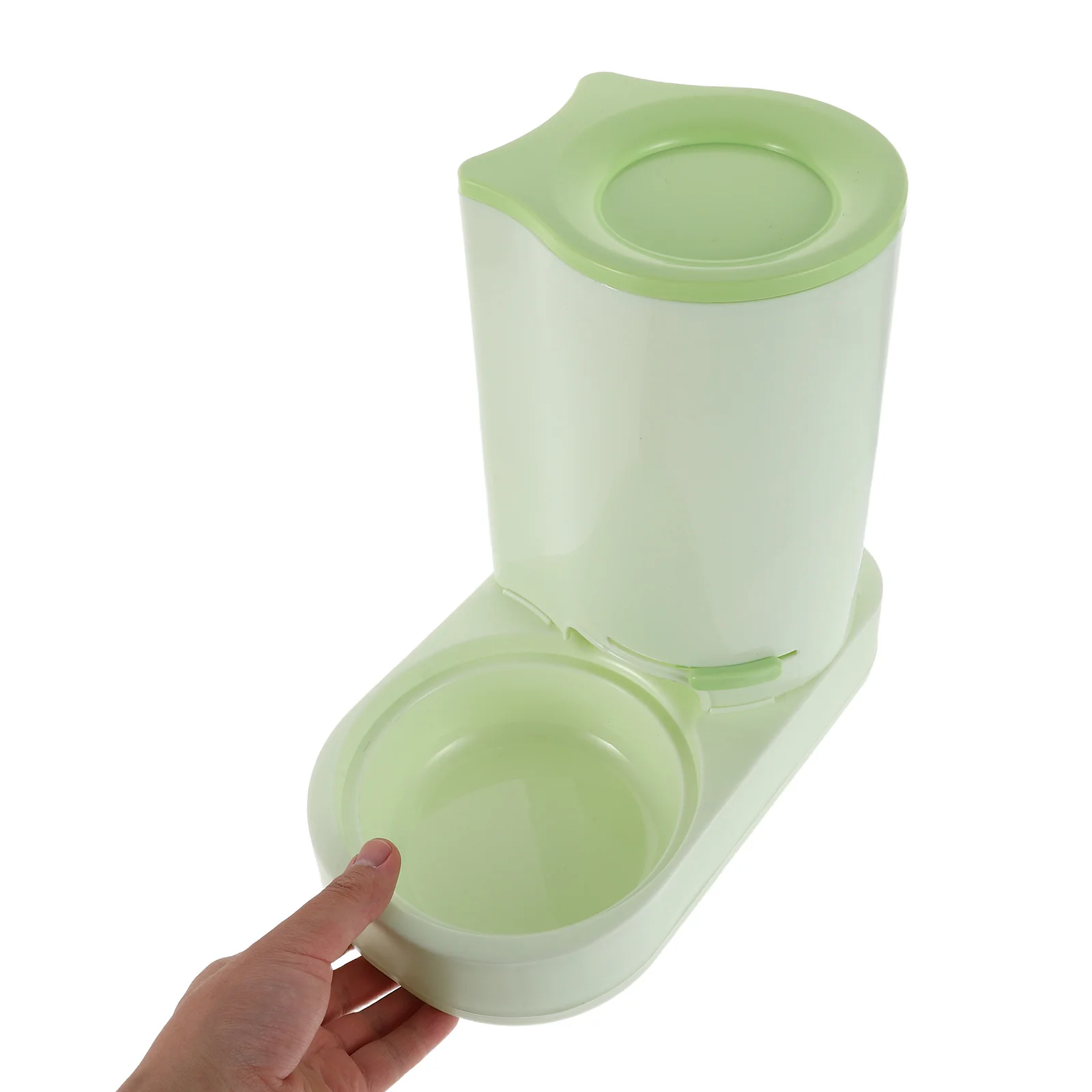 

1.5L Large Capacity Pet Water Fountain Cat Food Dishes Kitten Bowls Dry Small Dog Spillproof Feeding Station Durable Antislip