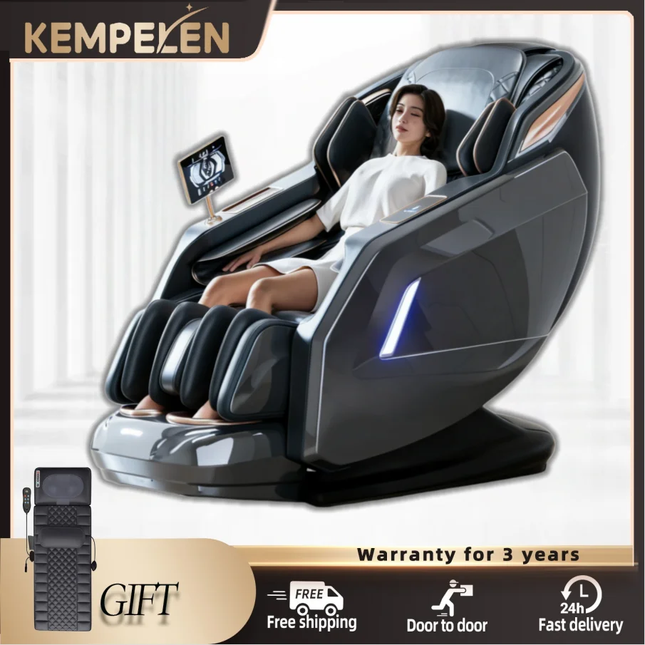 

Трехлетняя гарантия 4D Zero Gravity SL Трековое массажное кресло Подушка безопасности всего тела Офисное кресло Домашний 3D AI Голосовое управление Массажный диван