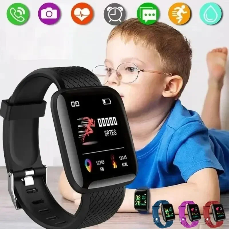 Reloj inteligente deportivo para niños, reloj deportivo para niños, relojes para niñas y niños, regalo, pulsera electrónica LED, reloj Digital para niñas 2024