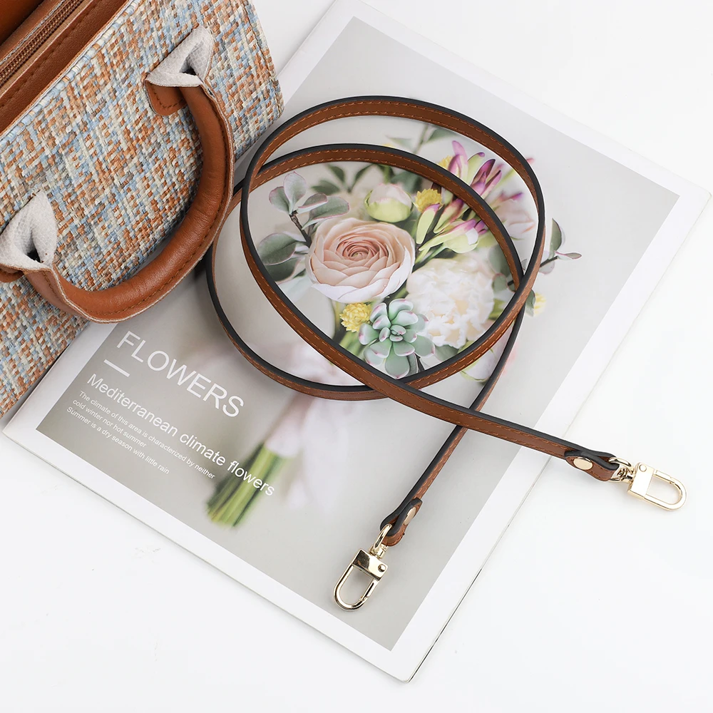 Fashion 100cm Leather Shoulder Bag Strap Bag Handles DIY Replacement Crossbody Strap For Bag Accessories for Women