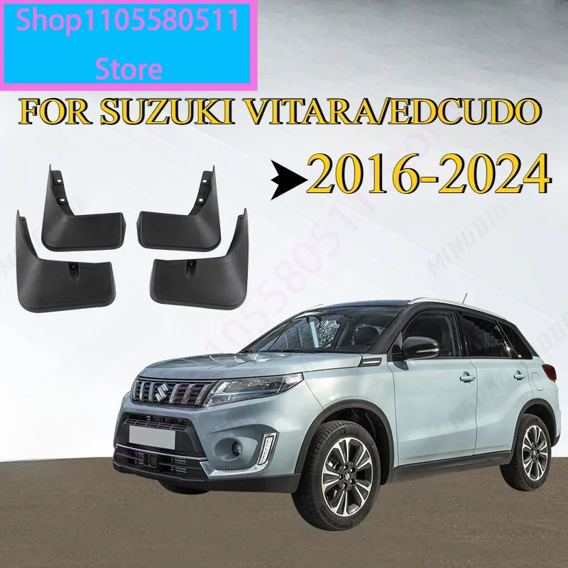 For Suzuki Vitara / Edcudo Mudguards Fender 2016 - 2024 Car Mudflaps Mud Flaps Splash Guards Mudguards Flap Fender Accessories