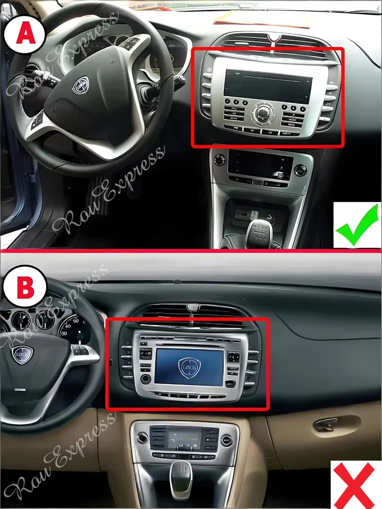 Car Radio For Lancia Delta 2009 2010 2011 2012 2013 2014-2019 Android Auto Carplay Multimedia Screen Stereo Bluetooth Head Unit