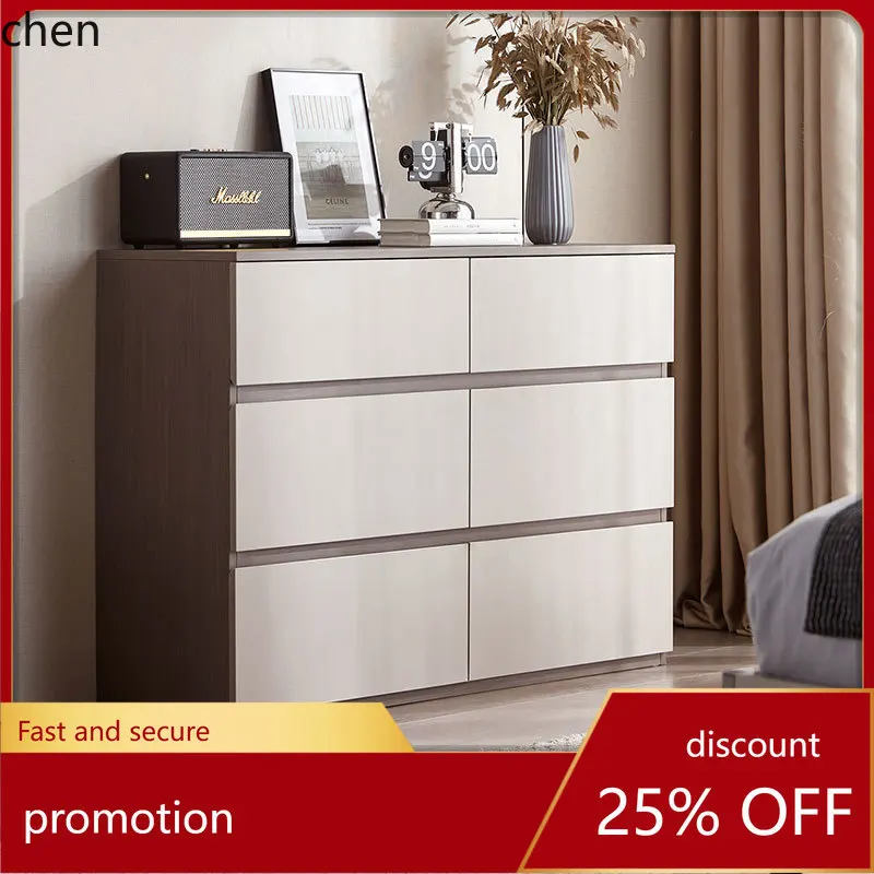 

CZ Living Room Dining Room Home Practical Chest of Drawers Modern Six-Drawer Chest Bedroom Storage Drawer Cabinet