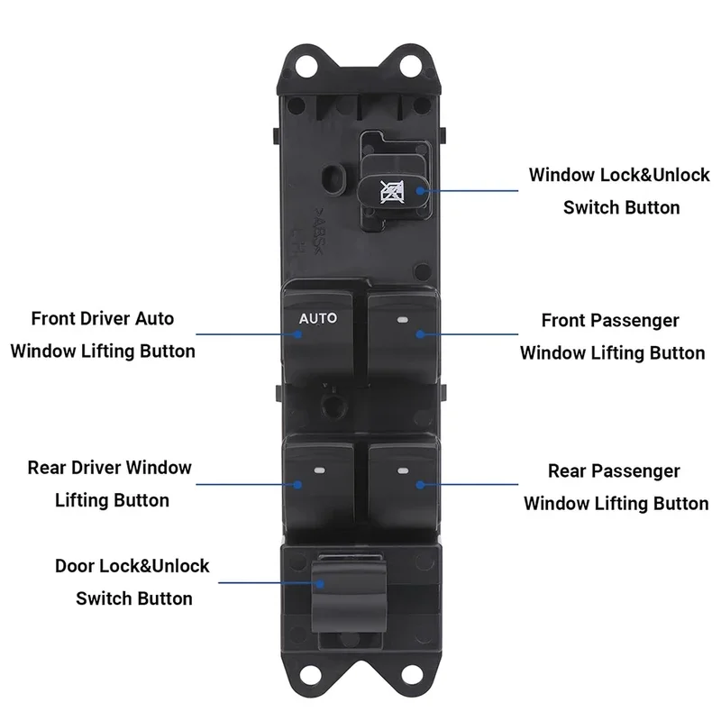 83071-AG05A For Subaru Legacy Outback 2005 2006 2007 2008 2009 Power Window Control Switch Master Door Lock Button 83071-AG05B