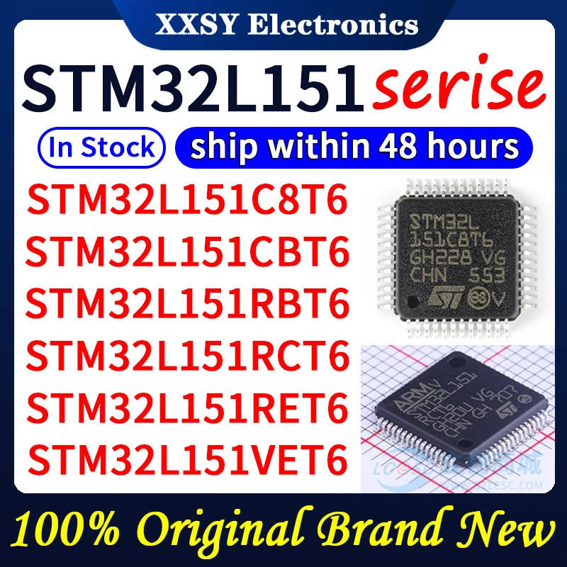 Stm32l151ret6,stm32l151ret6,stm32l151vbt6,stm32l151vct6,stm32l151vdt6,stm32l151vdt6,新品