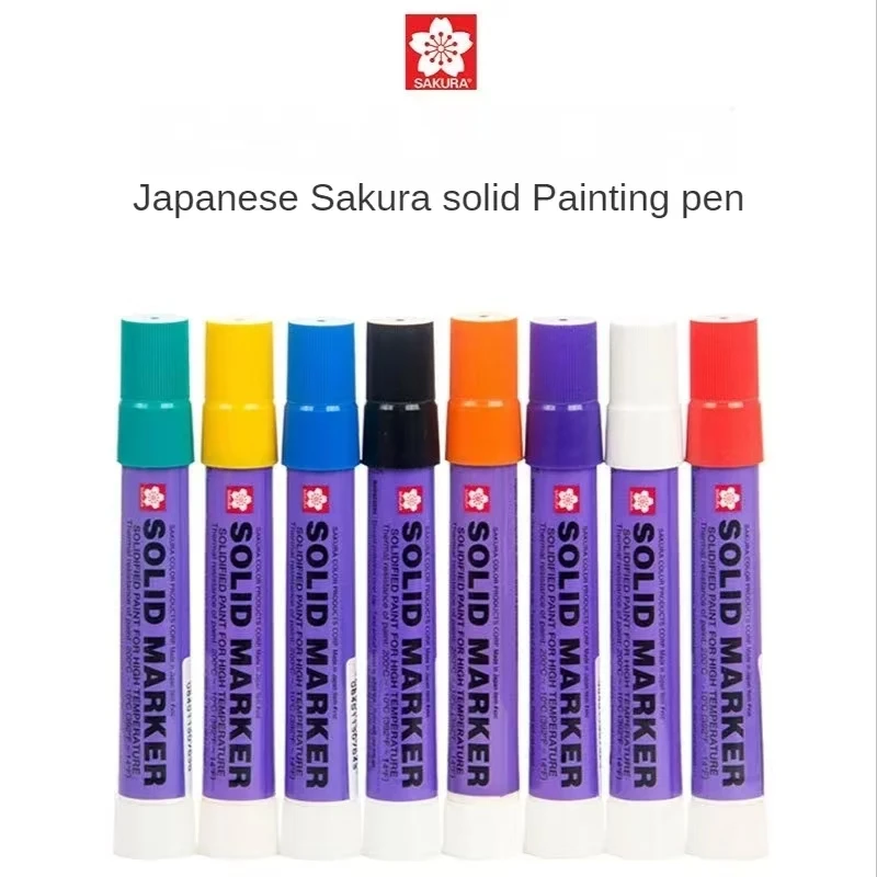 Imagem -02 - Multifuncional Pen Marker para Cherry Blossom Crayon Industrial Xsc Tinta Sólida Placa de Aço Gravável Seca Superfície Água-óleo