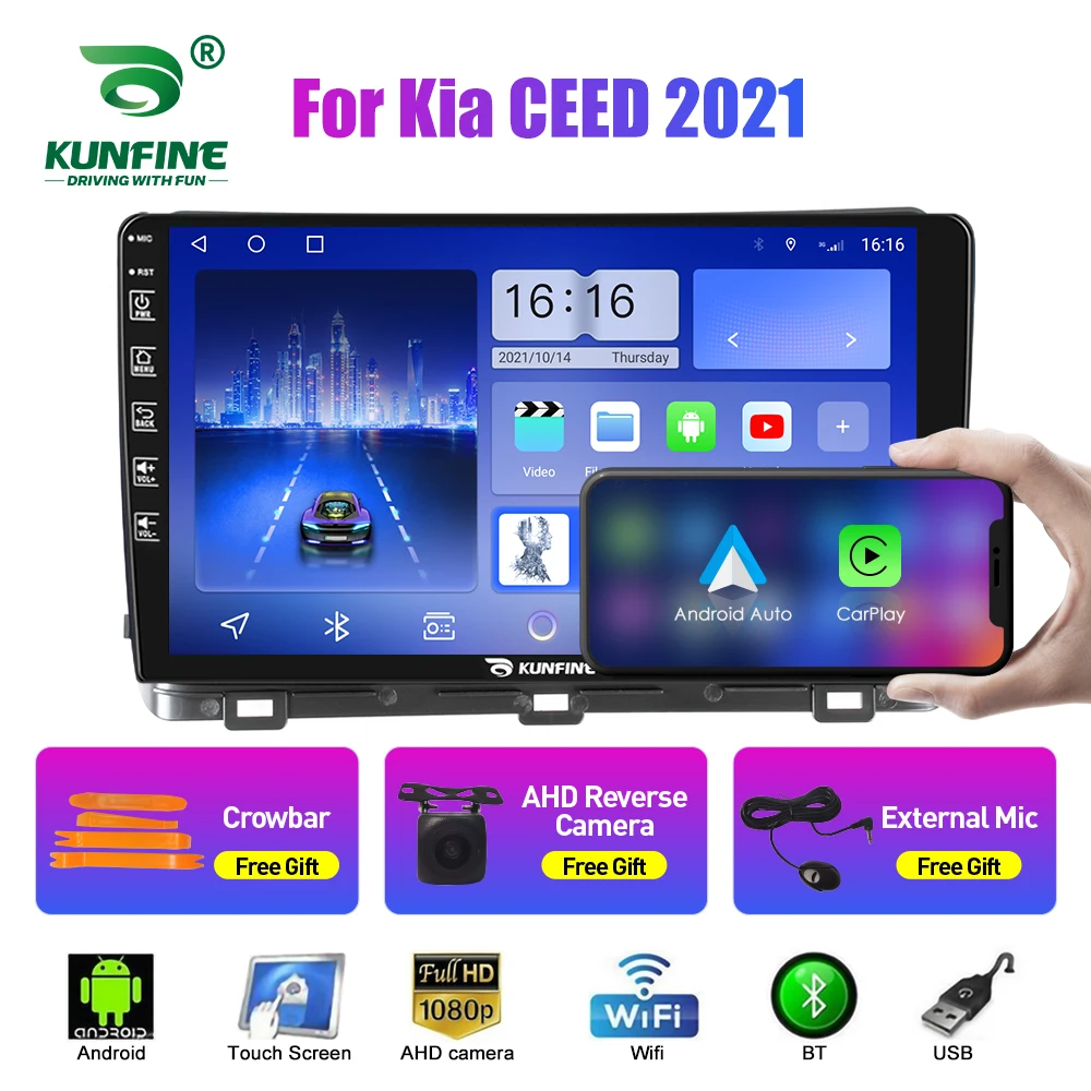 

Car Radio For Kia CEED 2021 2Din Android Octa Core Car Stereo DVD GPS Navigation Player Multimedia Android Auto Carplay