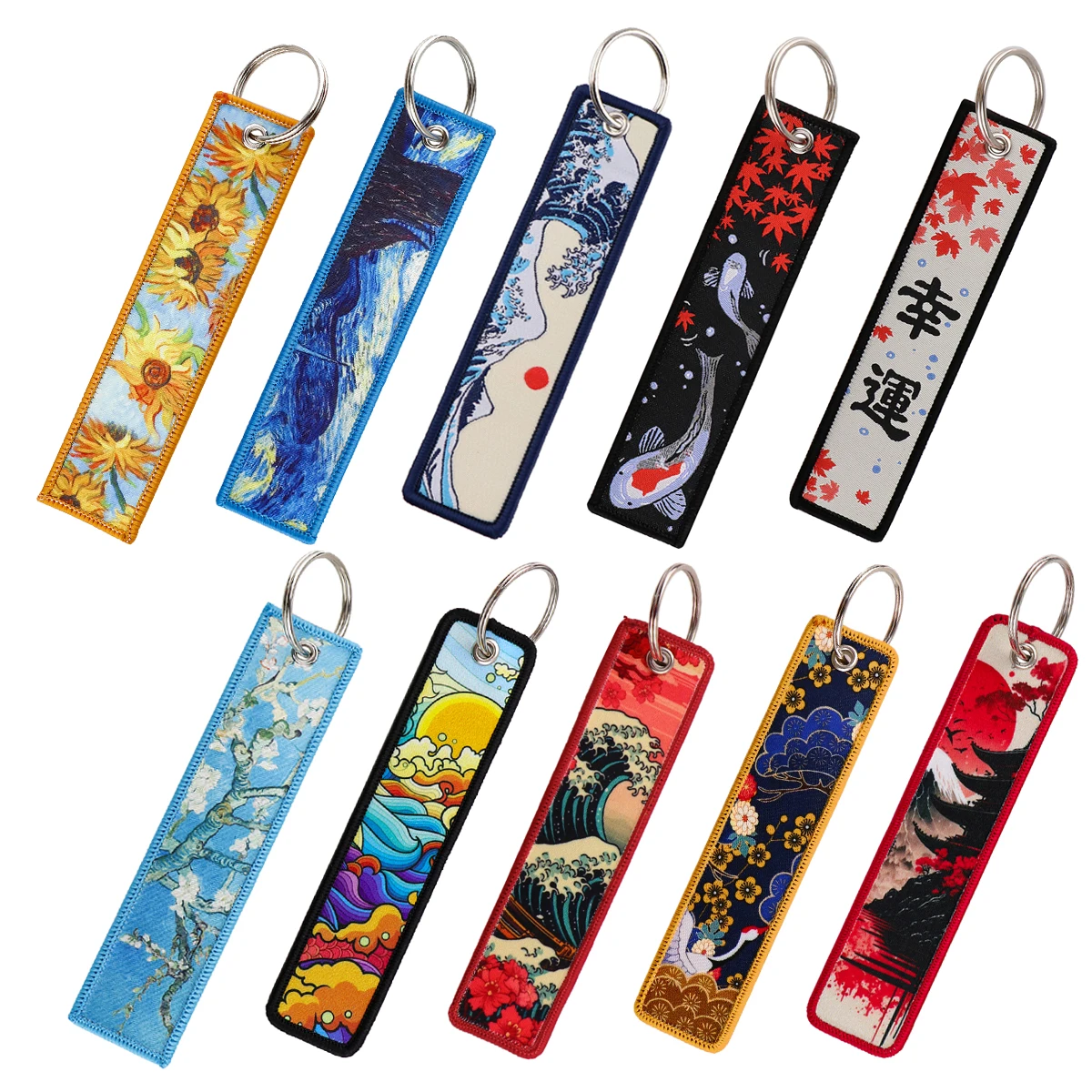 X Men Accessories - Porte-clés japonais Van Gogh Art Waves,
